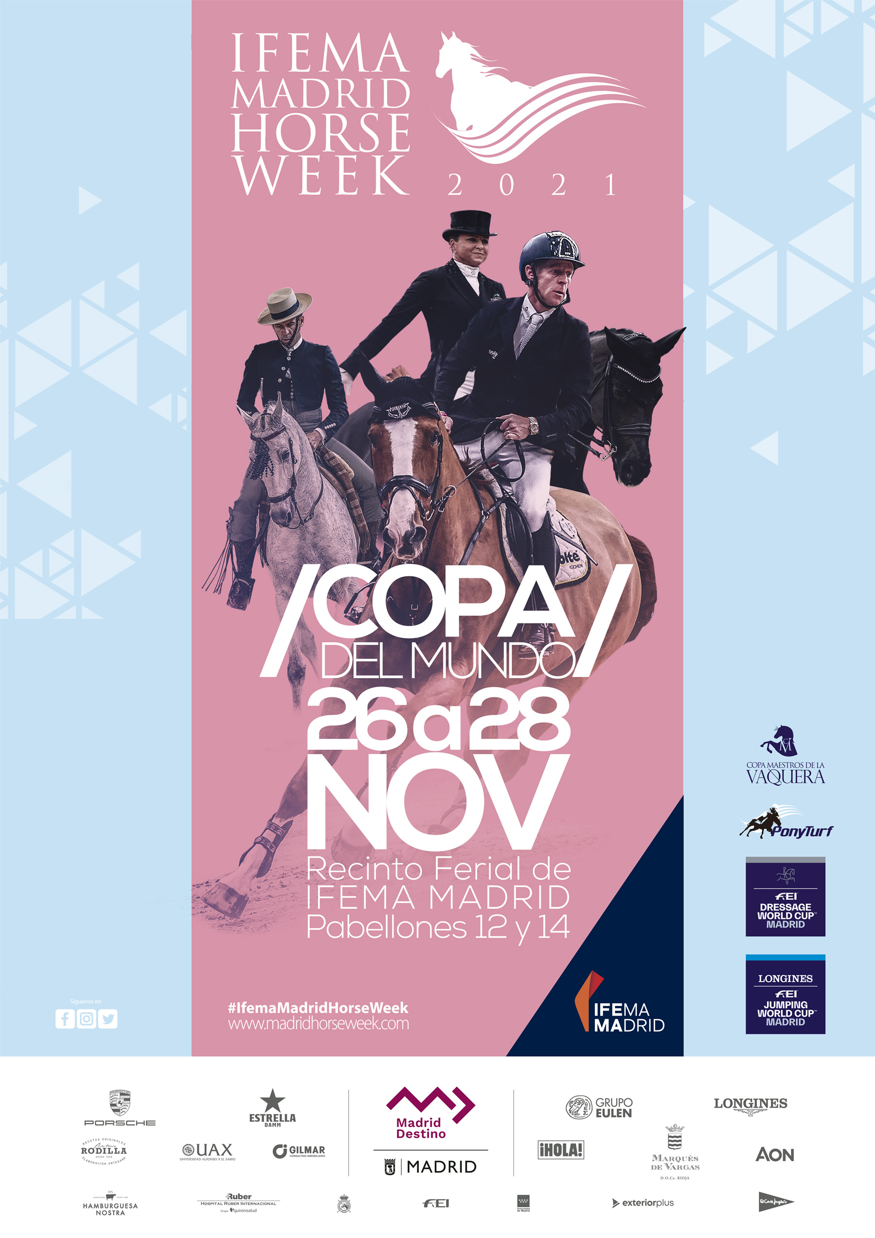 Cartel Ifema Madrid Horse Week 2021